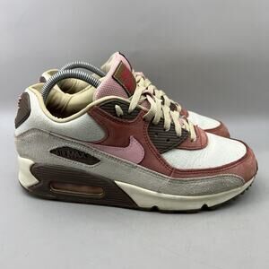 Nike DQM x Air Max 90 Bacon Running Shoes Men Size 8‎ Red White Comfort Sneakers